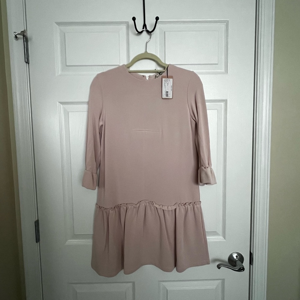 Miu Miu‎ Blush Pink Ruffle Dress NWT